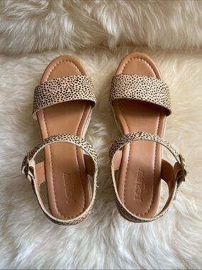 J. Crew calf hair espadrille 7.5
